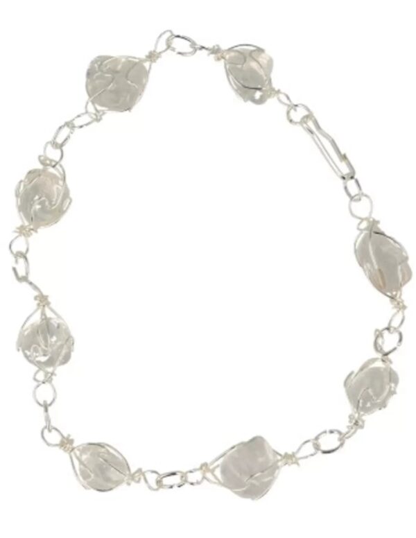 Bergkristal armband / enkelband edelsteen wire