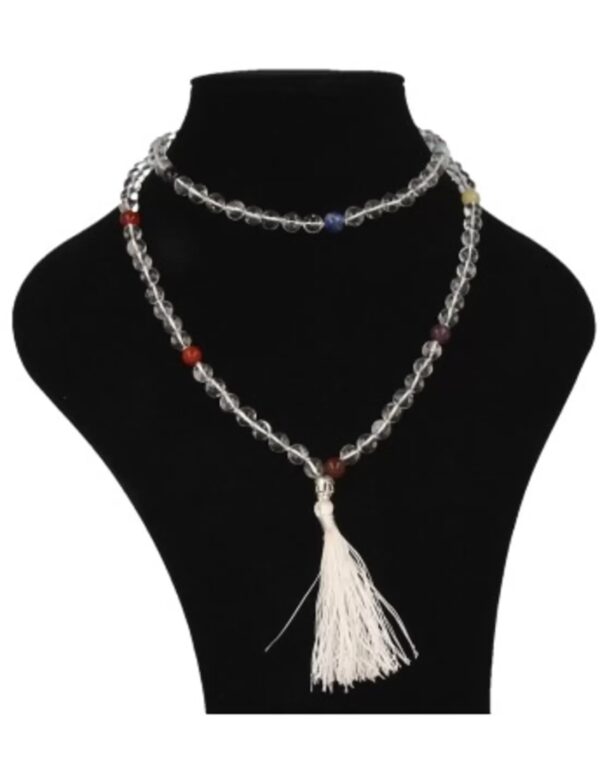Chakra Bergkristal mala ketting - Image 2