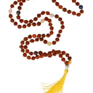 Chakra Rhudraksha mala ketting