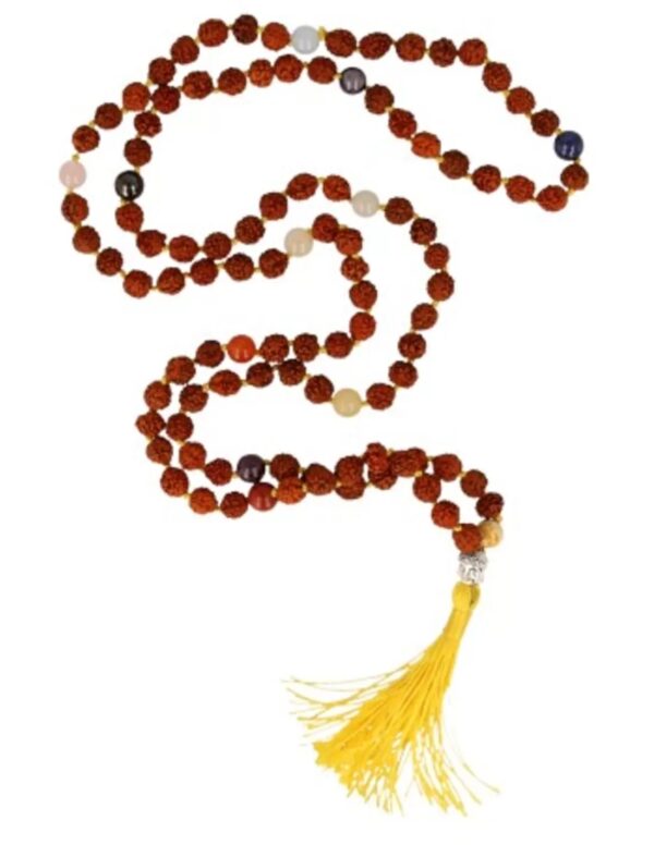 Chakra Rhudraksha mala ketting