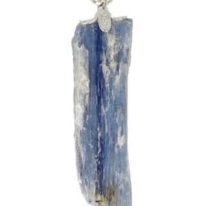 Kyaniet ruw edelsteen hanger