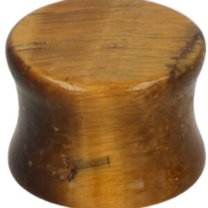 Plug oorpiercing 16 mm Tijgeroog