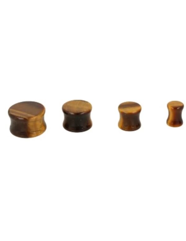 Plug oorpiercing 16 mm Tijgeroog - Image 4