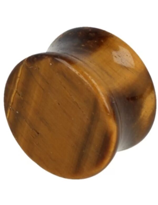 Plug oorpiercing 20 mm Tijgeroog - Image 2