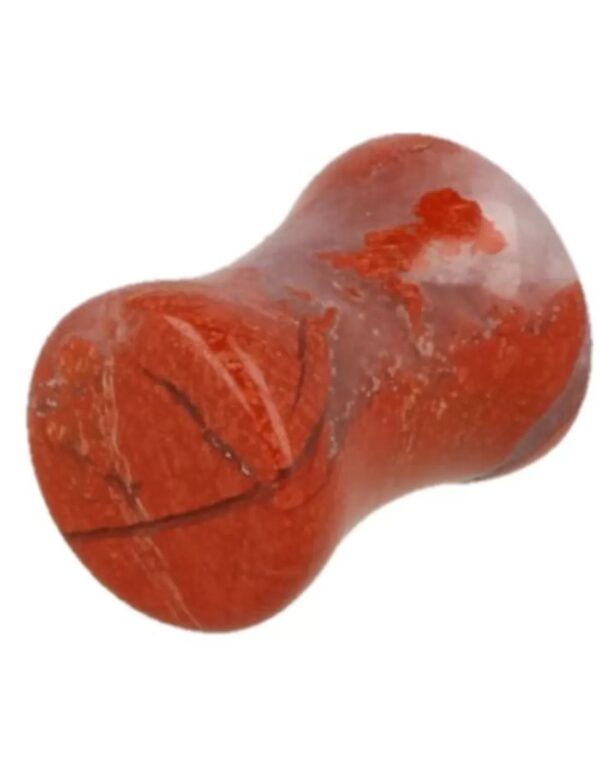 Plug oorpiercing 8 mm Jaspis rood - Image 2