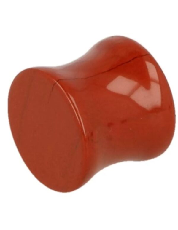 Plug oorpiercing 12 mm Jaspis rood - Image 2