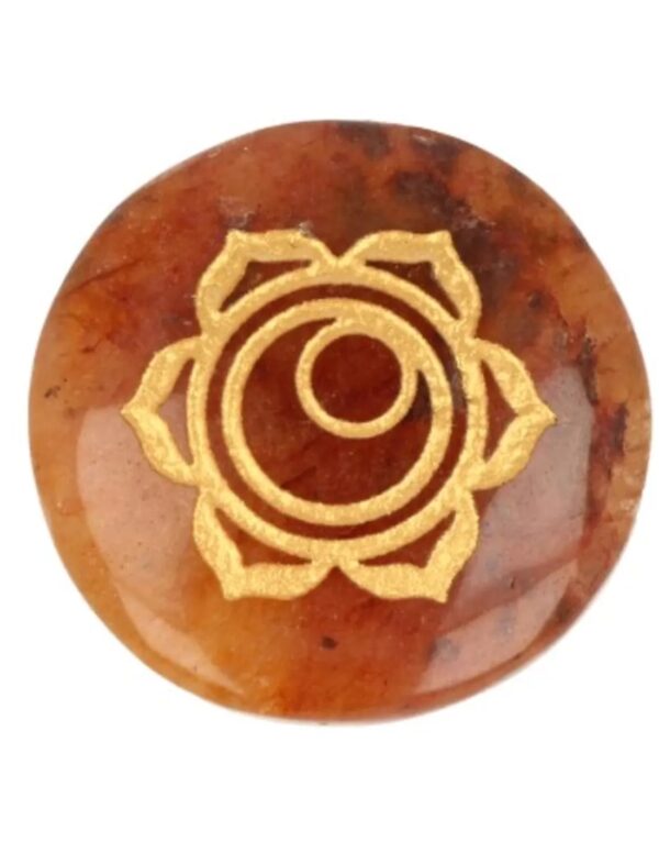 Chakra schijfstenen set in chakrabuidel - Image 4