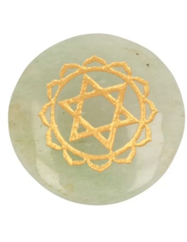 Chakra schijfstenen set in chakrabuidel - Image 6