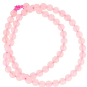 Roze kwarts kralen streng 6 mm
