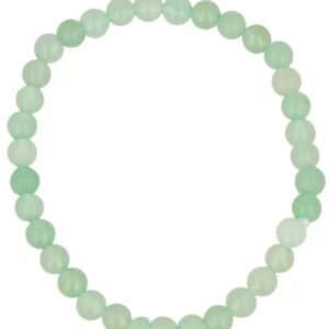 Aventurijn groen kralen kinderarmbandje 4 mm