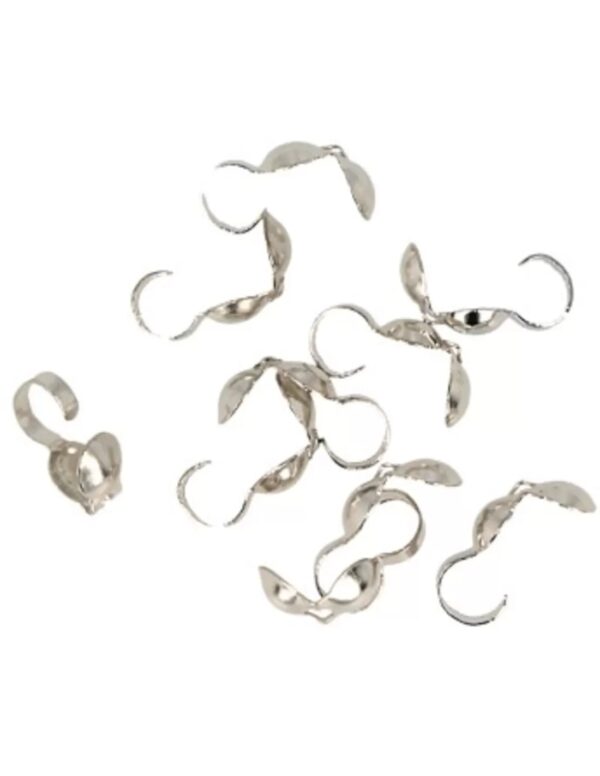 Kalotje 3,6 mm zilverkleur, 10 stuks