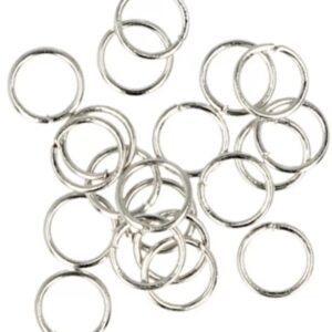 Buigring 5x0,7 mm, zilverkleur, 20 stuks