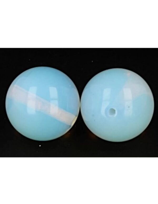 Opaliet 18 mm kraal - losse kraal (synth)