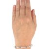 Labradoriet armband zilver ovaal