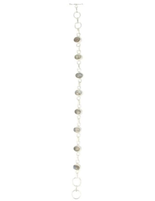 Labradoriet armband zilver ovaal - Image 3