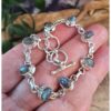 Labradoriet armband zilver ovaal - Image 4
