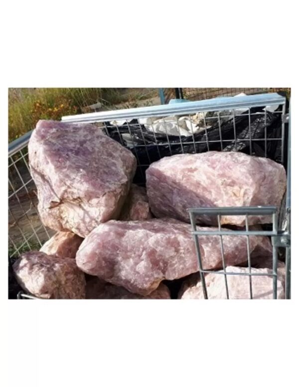 Roze kwarts ruw jumbo XXL, p/kg - Image 3