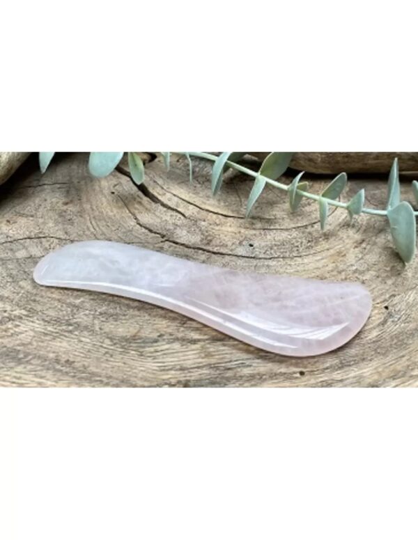 Rozenkwarts guasha massage schraper S-vorm - Image 4