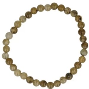 Labradoriet kralen kinderarmbandje 4 mm