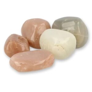 Maansteen multi A trommelstenen (mt3), per gram