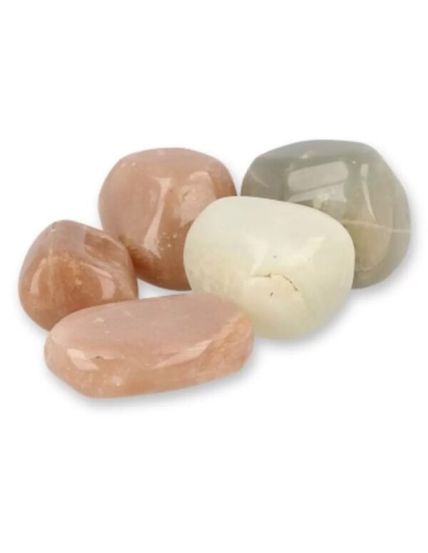 Maansteen multi A trommelstenen (mt3), per gram