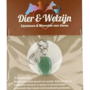Aventurijn groen halsband hanger Dier & Welzijn