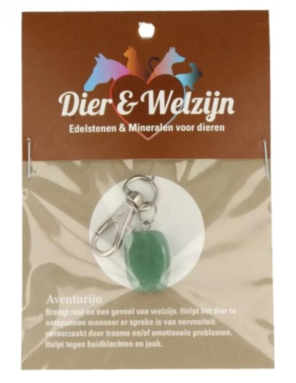 Aventurijn groen halsband hanger Dier & Welzijn