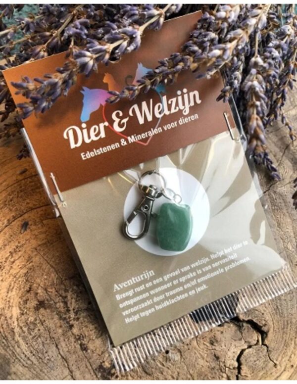 Aventurijn groen halsband hanger Dier & Welzijn - Image 4