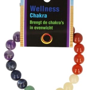 Chakra powerbead mannen + kaart 21 cm
