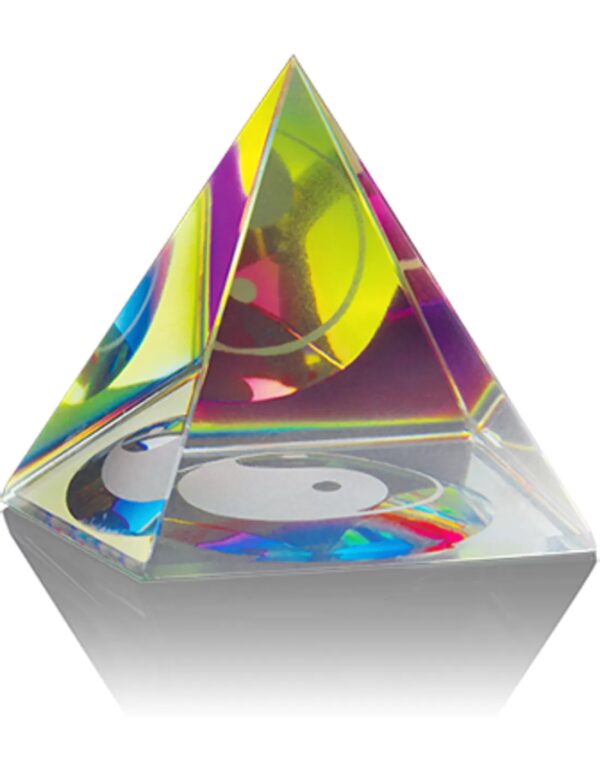 Feng shui piramide 60 mm, yin yang