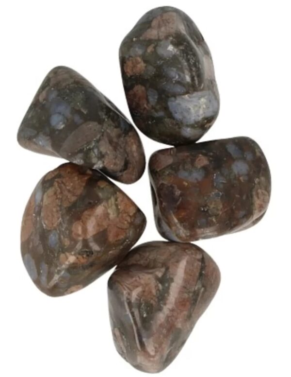 Que Sera trommelstenen (blauwe Rhyoliet) (mt3), per gram - Image 2