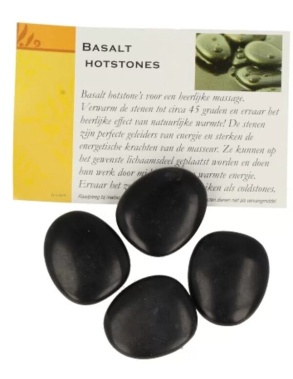 Hotstones basalt teenstenen setje