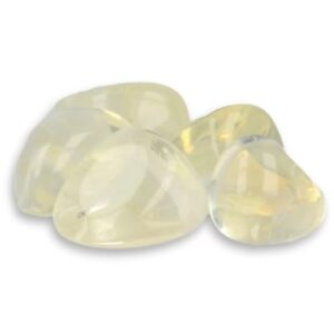 Opaliet geel trommelstenen (synth) (mt3), per gram