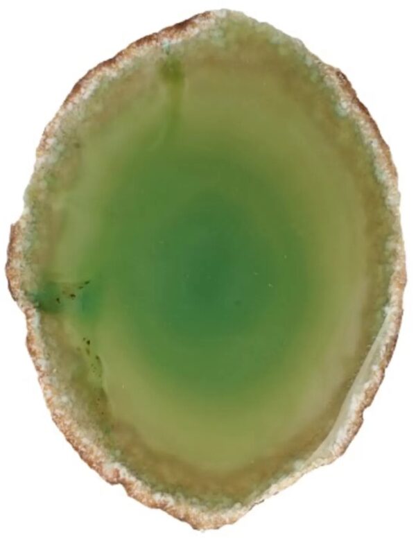 Agaatschijf groen klein 6-10 cm (gekleurd) - Image 2