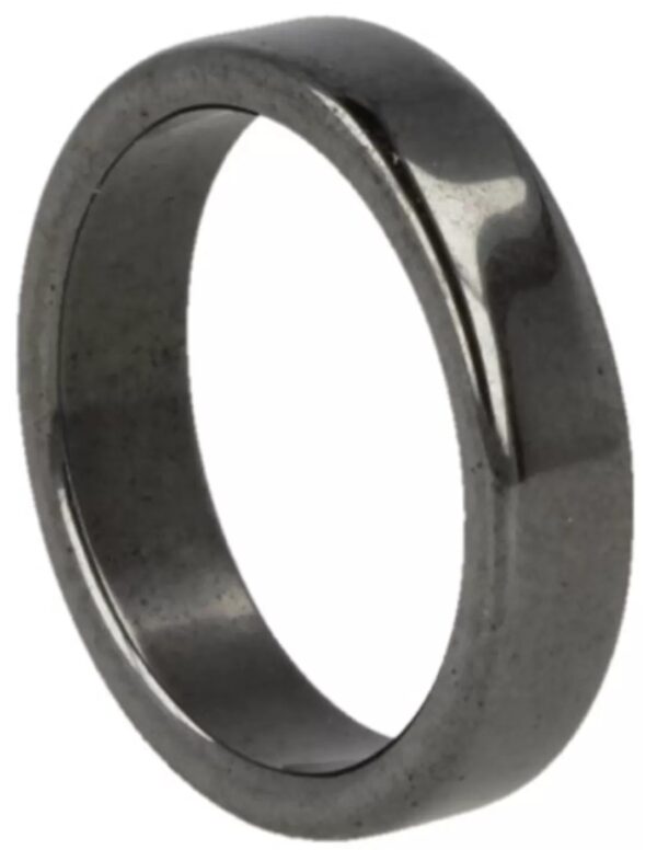 Hematiet edelsteen ring plat 5 mm - 20