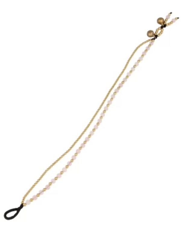 Rozenkwarts enkelbandje gipsy-stijl - Image 3