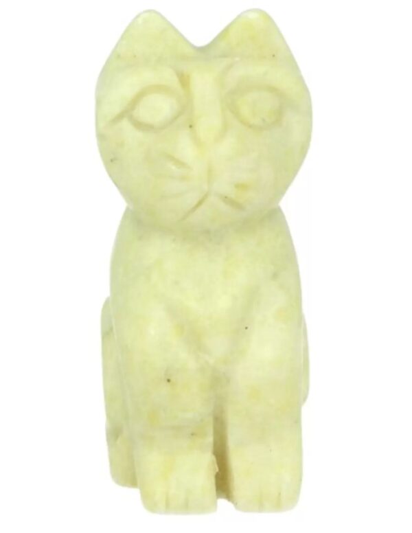Jade licht edelsteen dier kat - Image 3