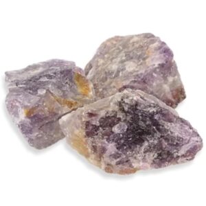 Amethist India 500 gr. ruwe brokjes donker