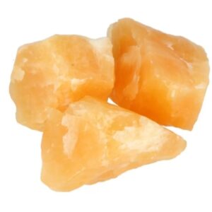 Calciet geel 250 gr. ruwe brokjes