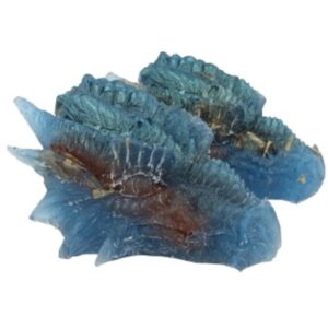 Orgonite draken schedel lichtblauw