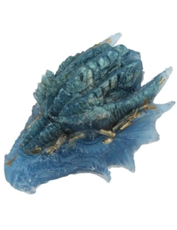 Orgonite draken schedel lichtblauw - Image 3