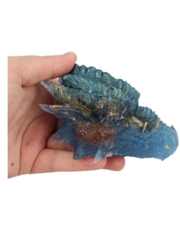 Orgonite draken schedel lichtblauw - Image 4
