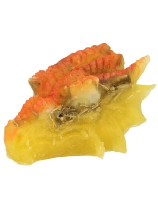 Orgonite draken schedel geel/oranje - Image 3