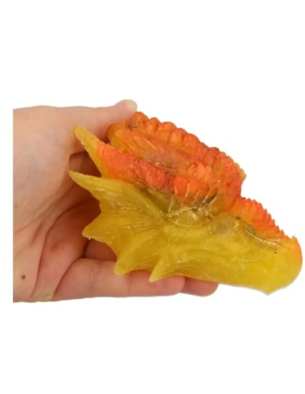 Orgonite draken schedel geel/oranje - Image 5