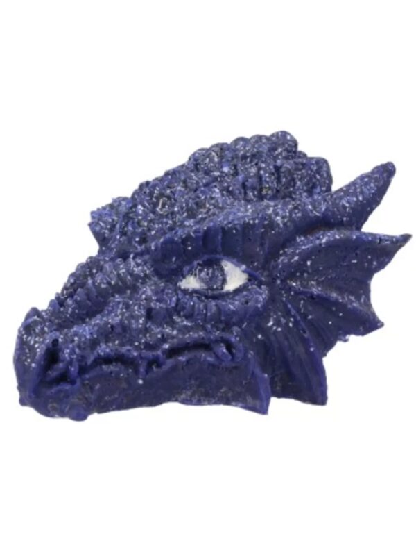 Orgonite draken schedel donkerblauw