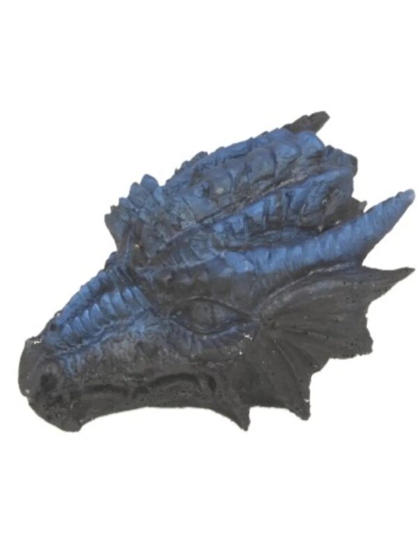 Orgonite draken schedel blauw/zwart - Image 3