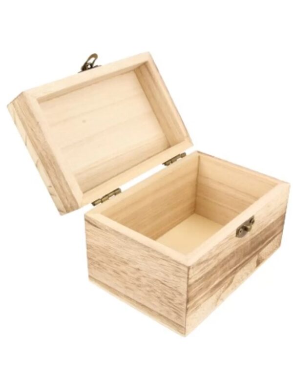 Verpakking doosje / kistje hout Ohm simpel 12x8 cm - Image 3