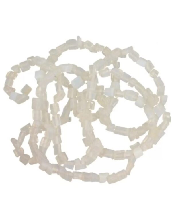 Opaliet kralen streng split / blokjes 80 cm (synth) - Image 2