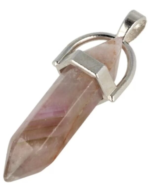 Amethist dubbeleinder hanger - Image 2