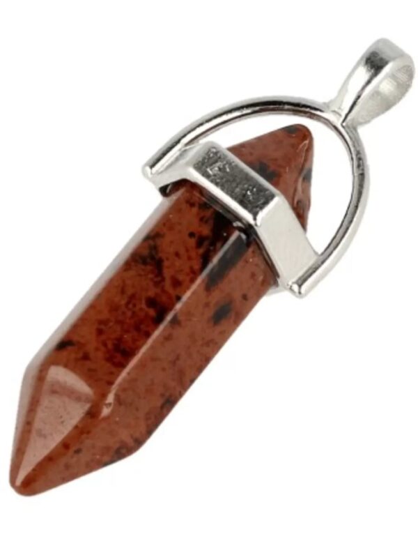 Obsidaan mahonie dubbeleinder hanger - Image 2